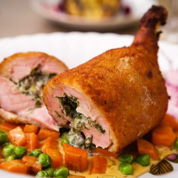 Chicken Ham & Cheese Kiev